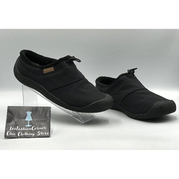 Keen Men's Black Howser III Sliden Warm Winter Slip-On Slippers Shoes Sz 11 3031 - Picture 8 of 16